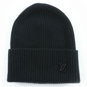 Louis Vuitton Mp3246 Bonnet LV Ahead 1.1 100% Cashmere Noir Knit Cap With Box